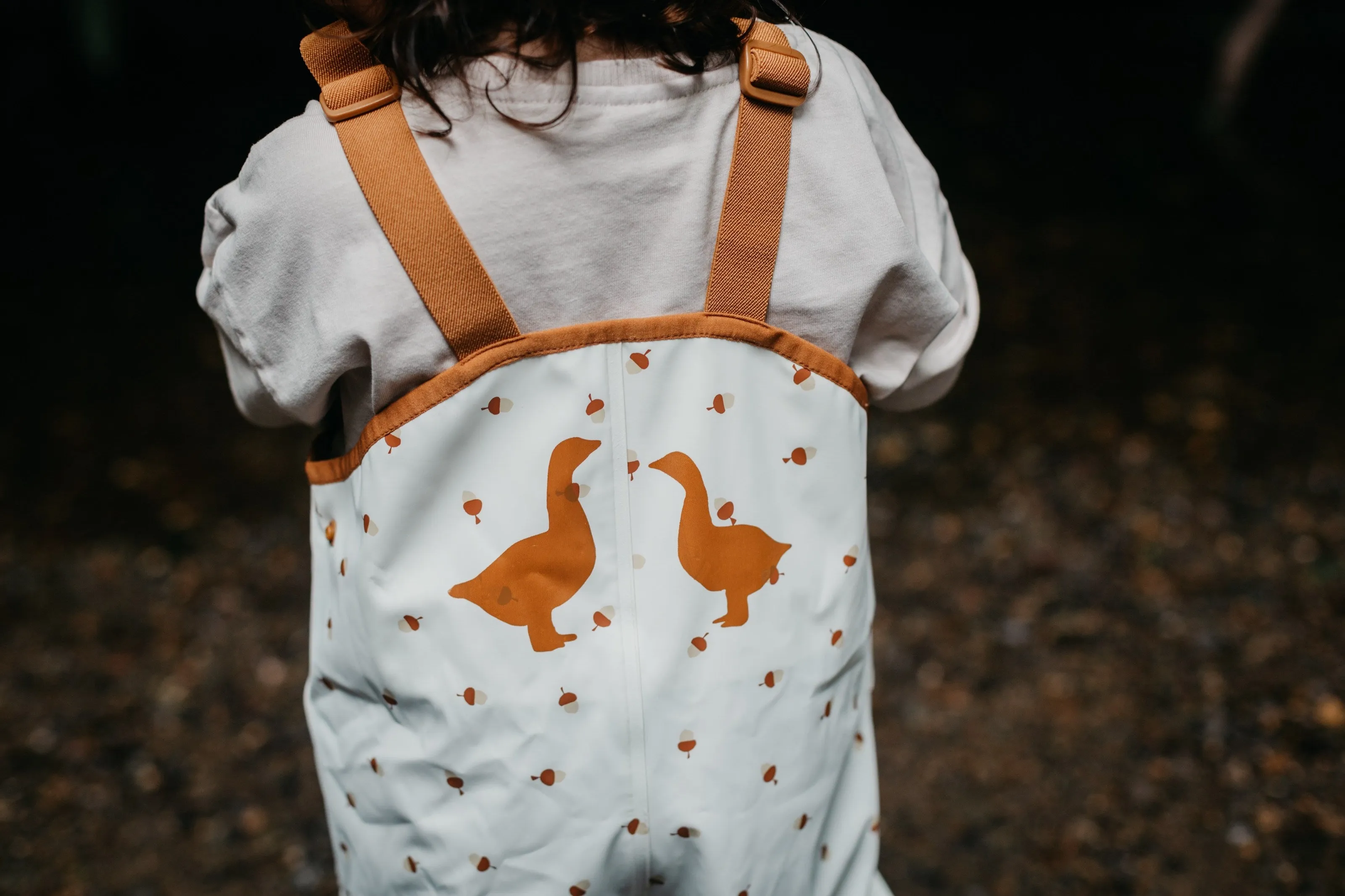 Acorn Print Overalls