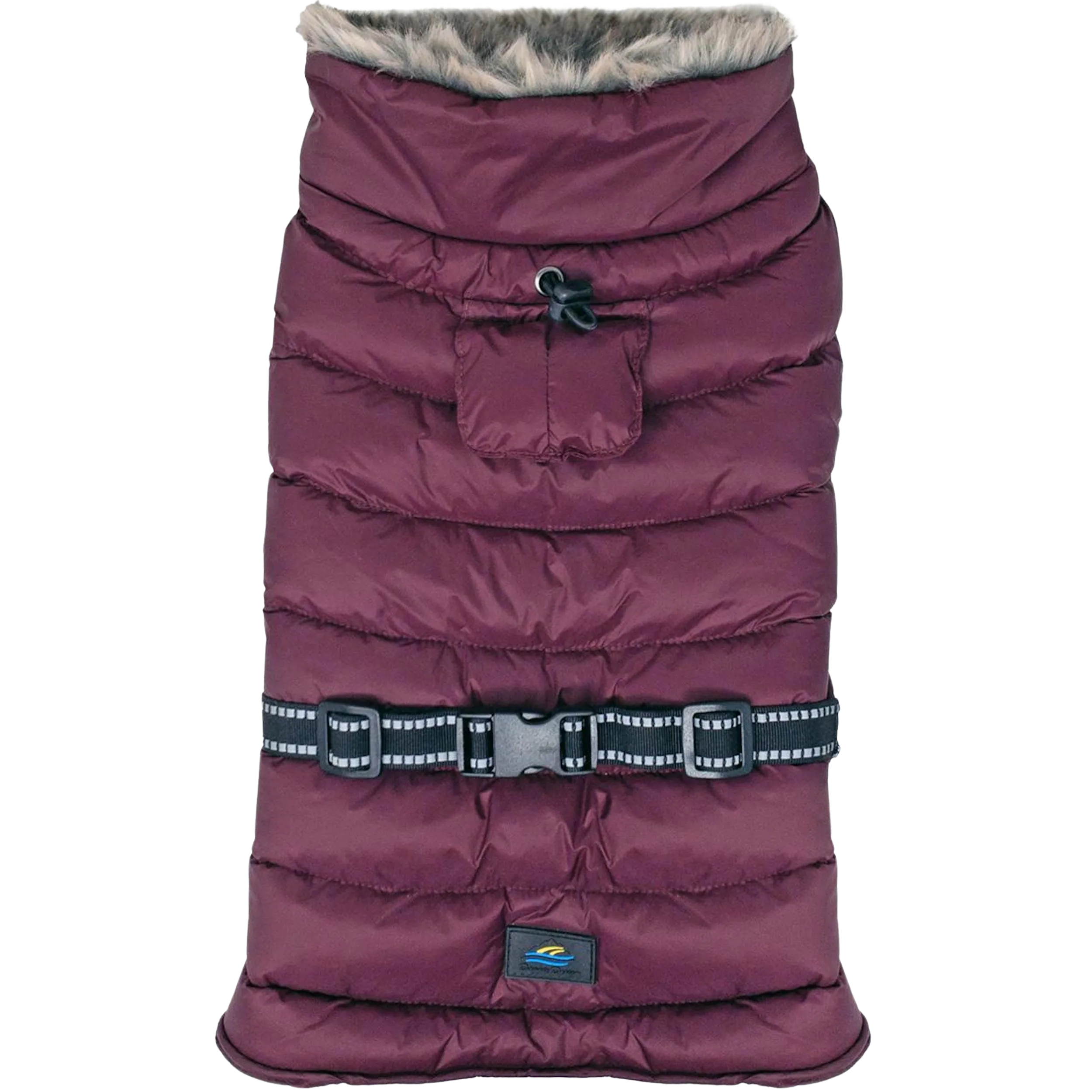 Alpine Extreme Weather Puffy Coat | Burgundy