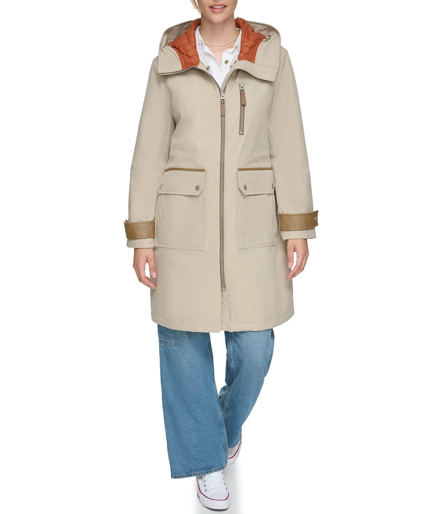 Andrew Marc Gemas Soft Shell Anorak - Antler