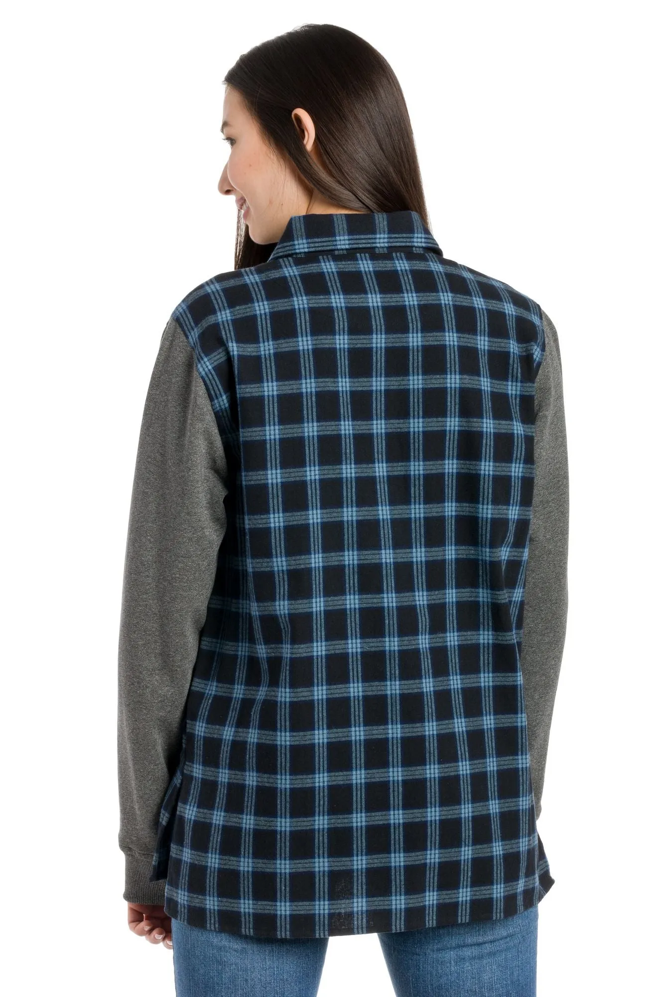 Aria | Women's Long Sleeve Flannel Tunic