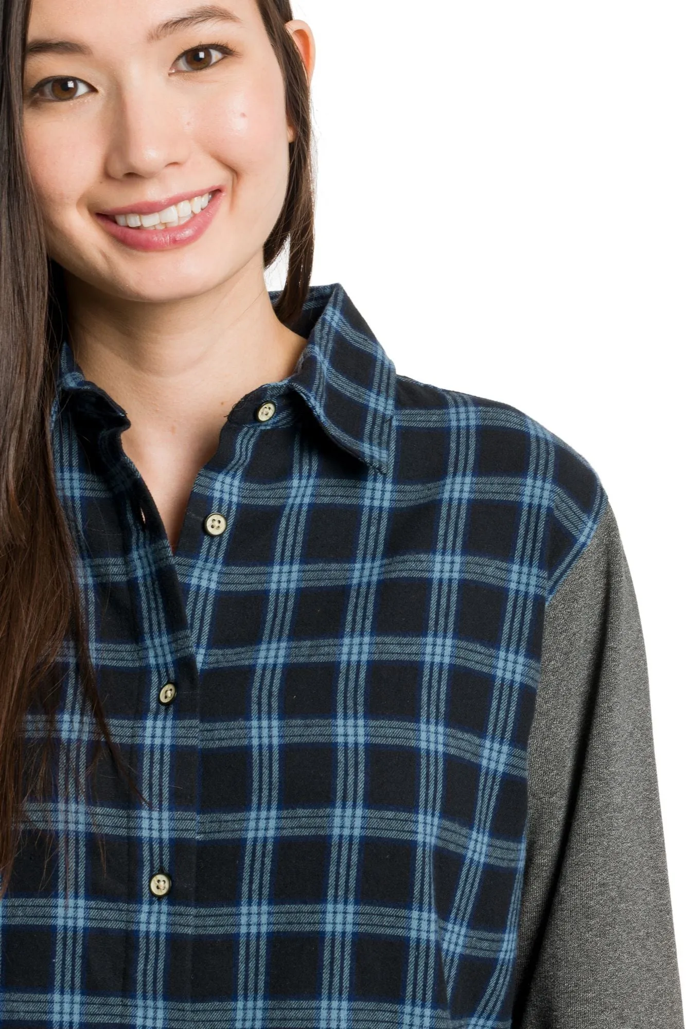 Aria | Women's Long Sleeve Flannel Tunic