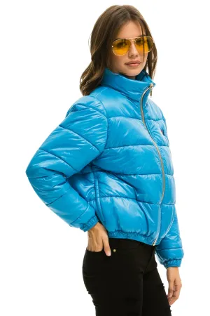 BOLT LUXE APRES PUFFER JACKET - GLOSSY OCEAN