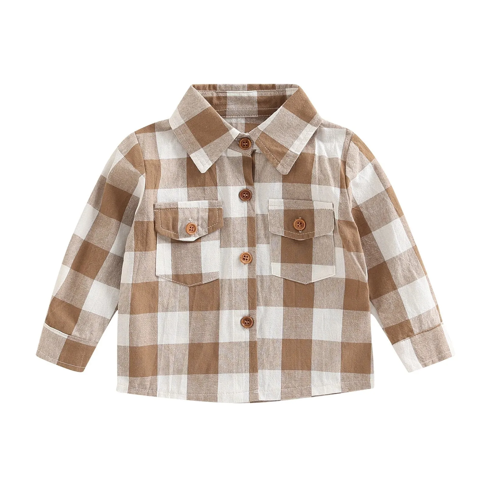 Checkered Youth Flannel Shacket