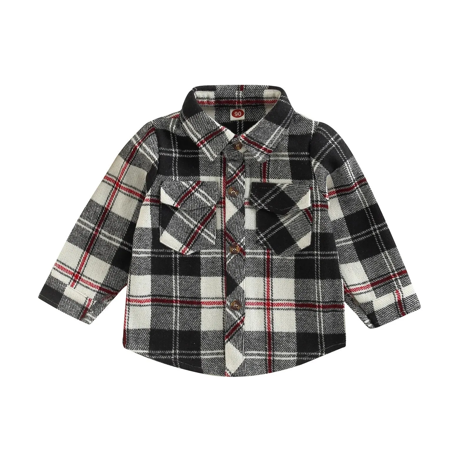 Checkered Youth Flannel Shacket