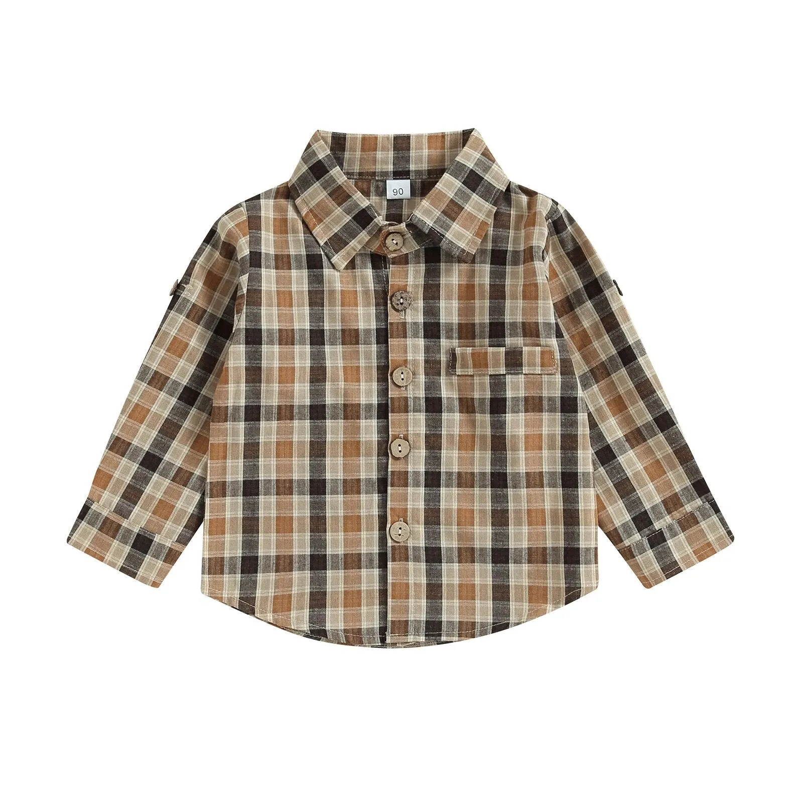 Checkered Youth Flannel Shacket