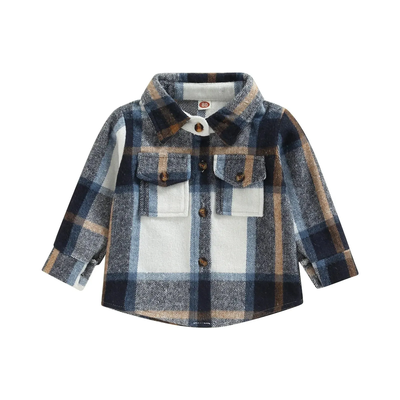 Checkered Youth Flannel Shacket