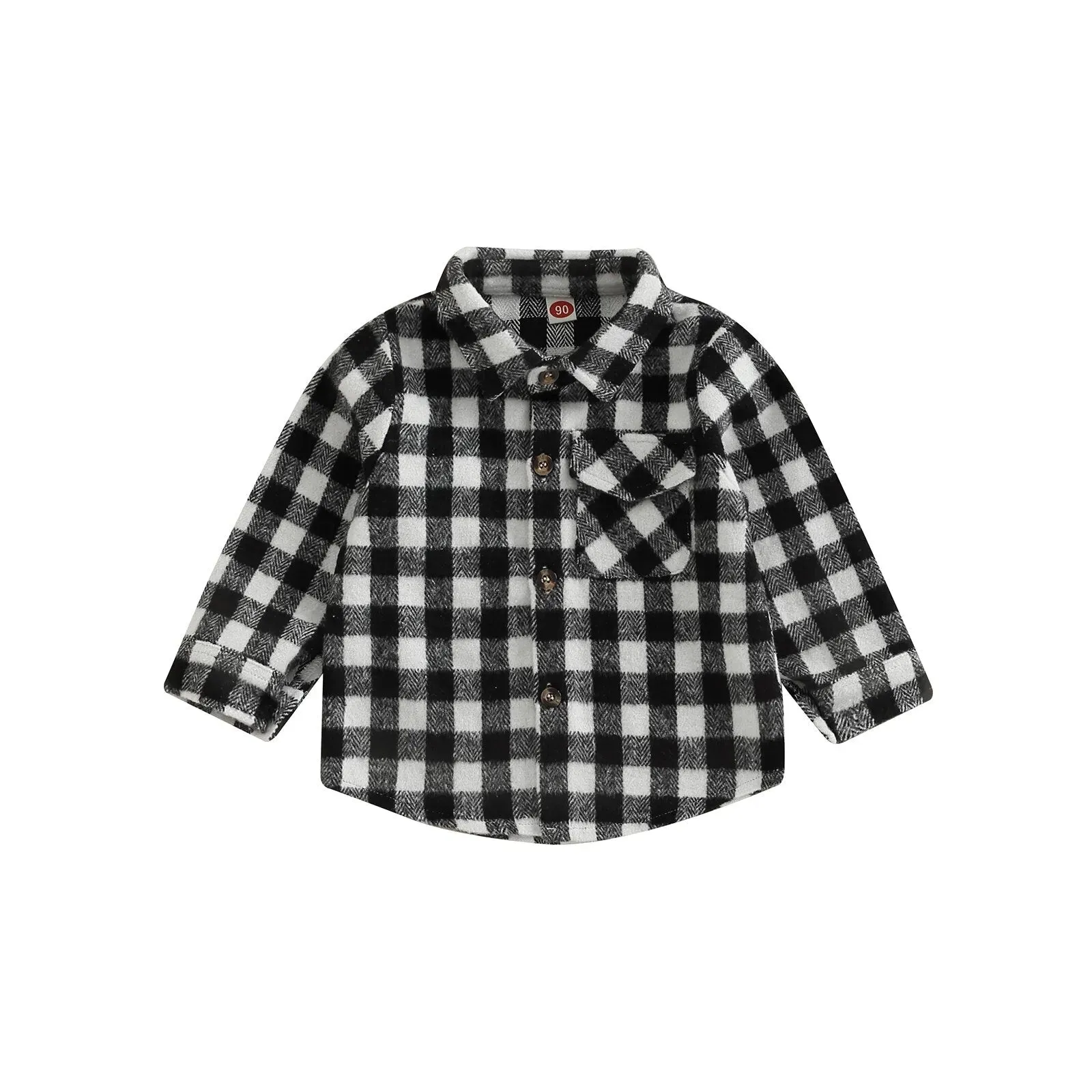 Checkered Youth Flannel Shacket