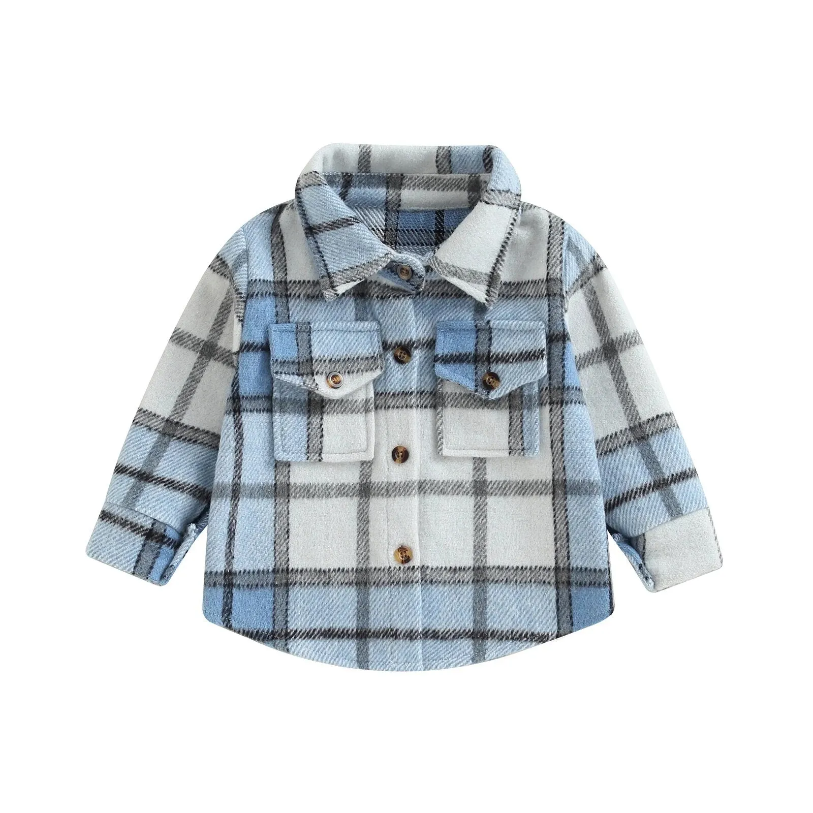 Checkered Youth Flannel Shacket