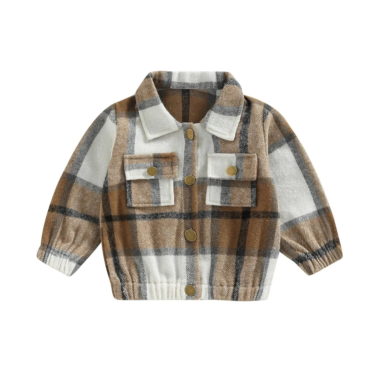 Checkered Youth Flannel Shacket