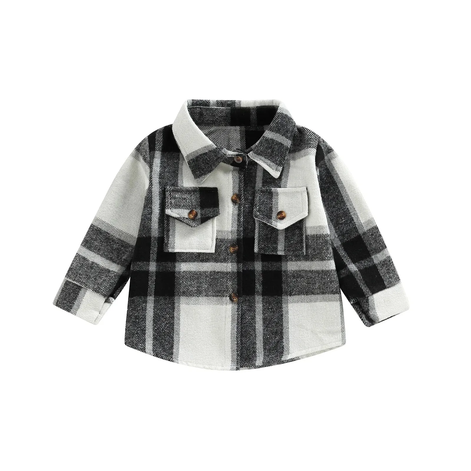 Checkered Youth Flannel Shacket