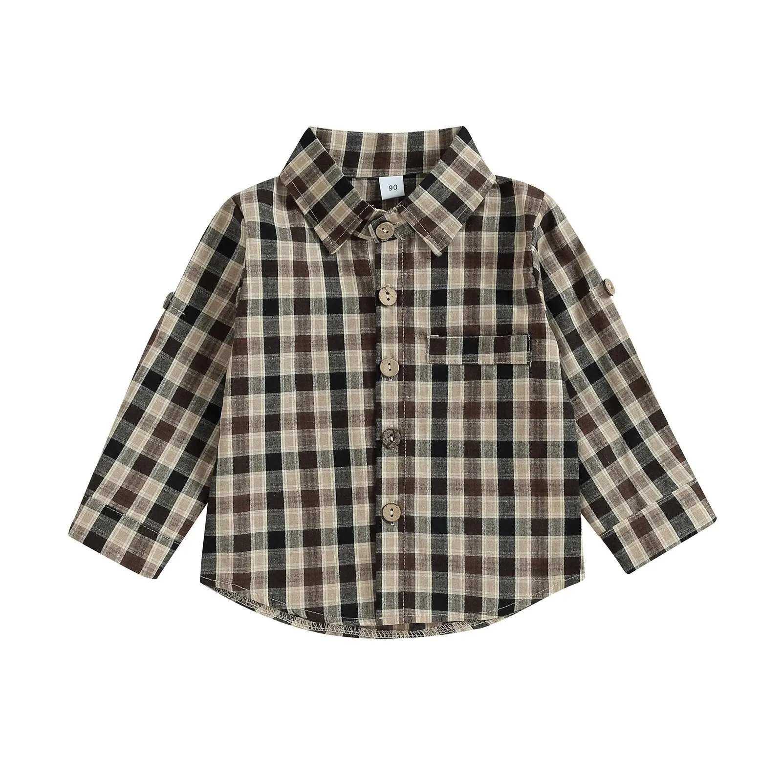 Checkered Youth Flannel Shacket