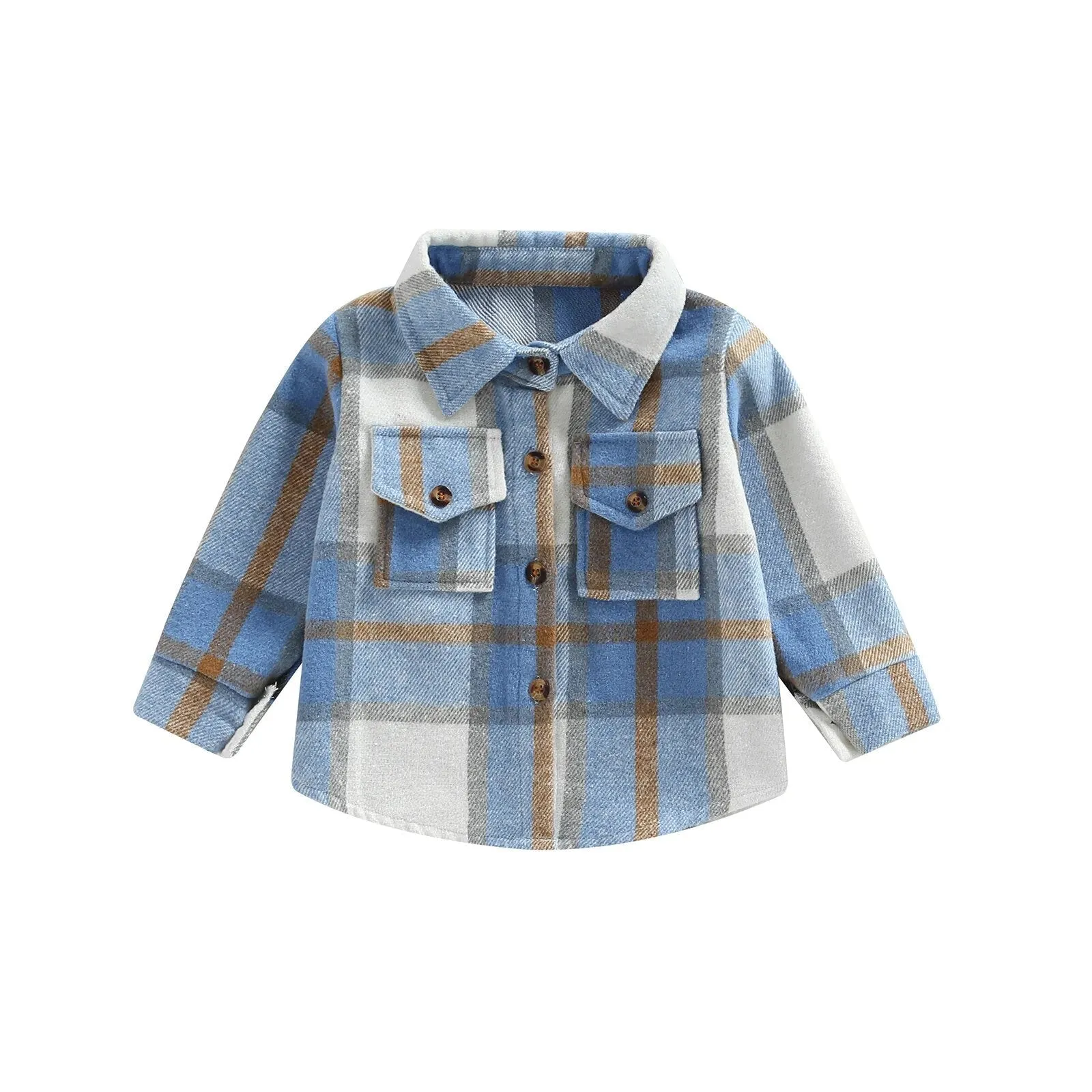 Checkered Youth Flannel Shacket