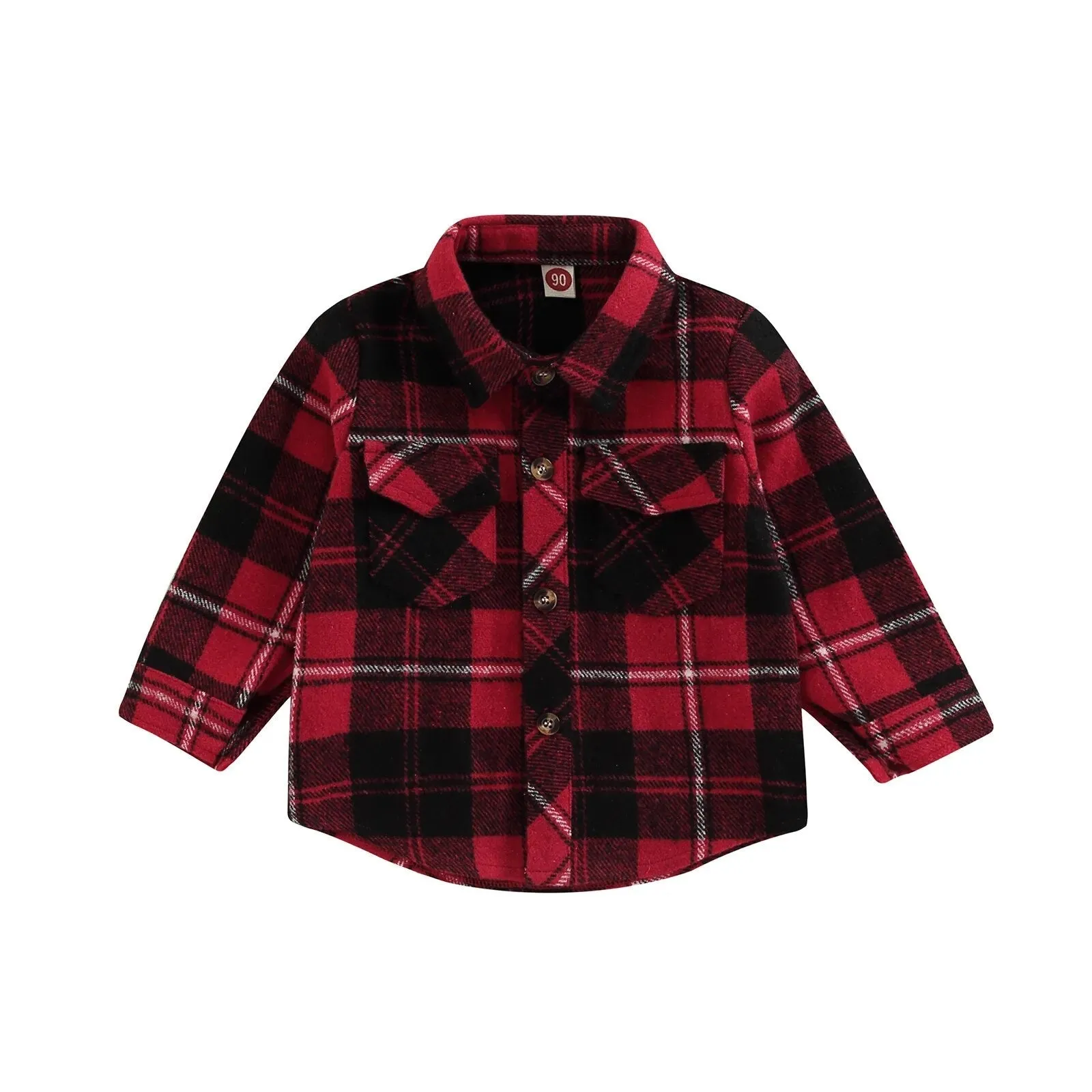 Checkered Youth Flannel Shacket