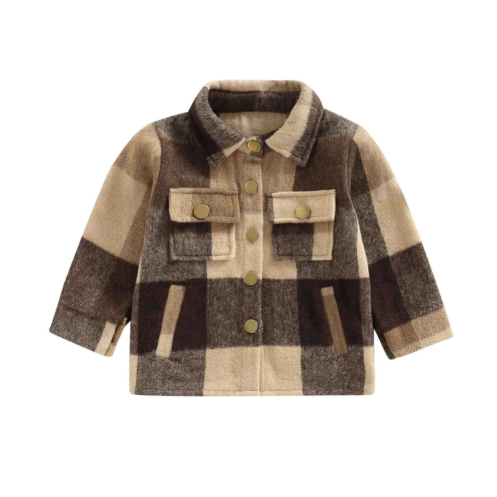 Checkered Youth Flannel Shacket