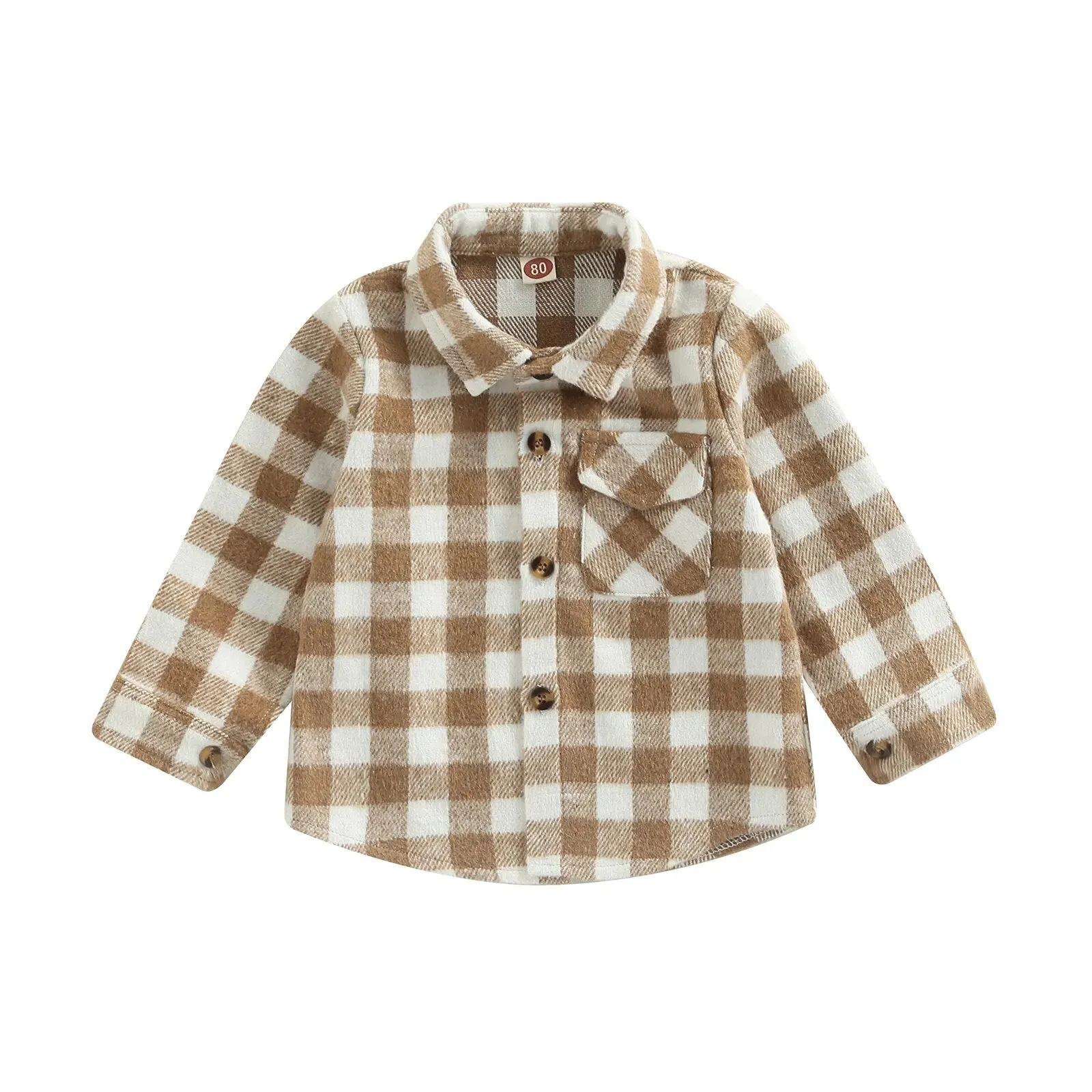 Checkered Youth Flannel Shacket