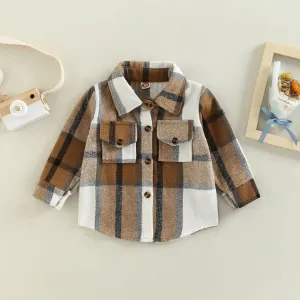 Checkered Youth Flannel Shacket