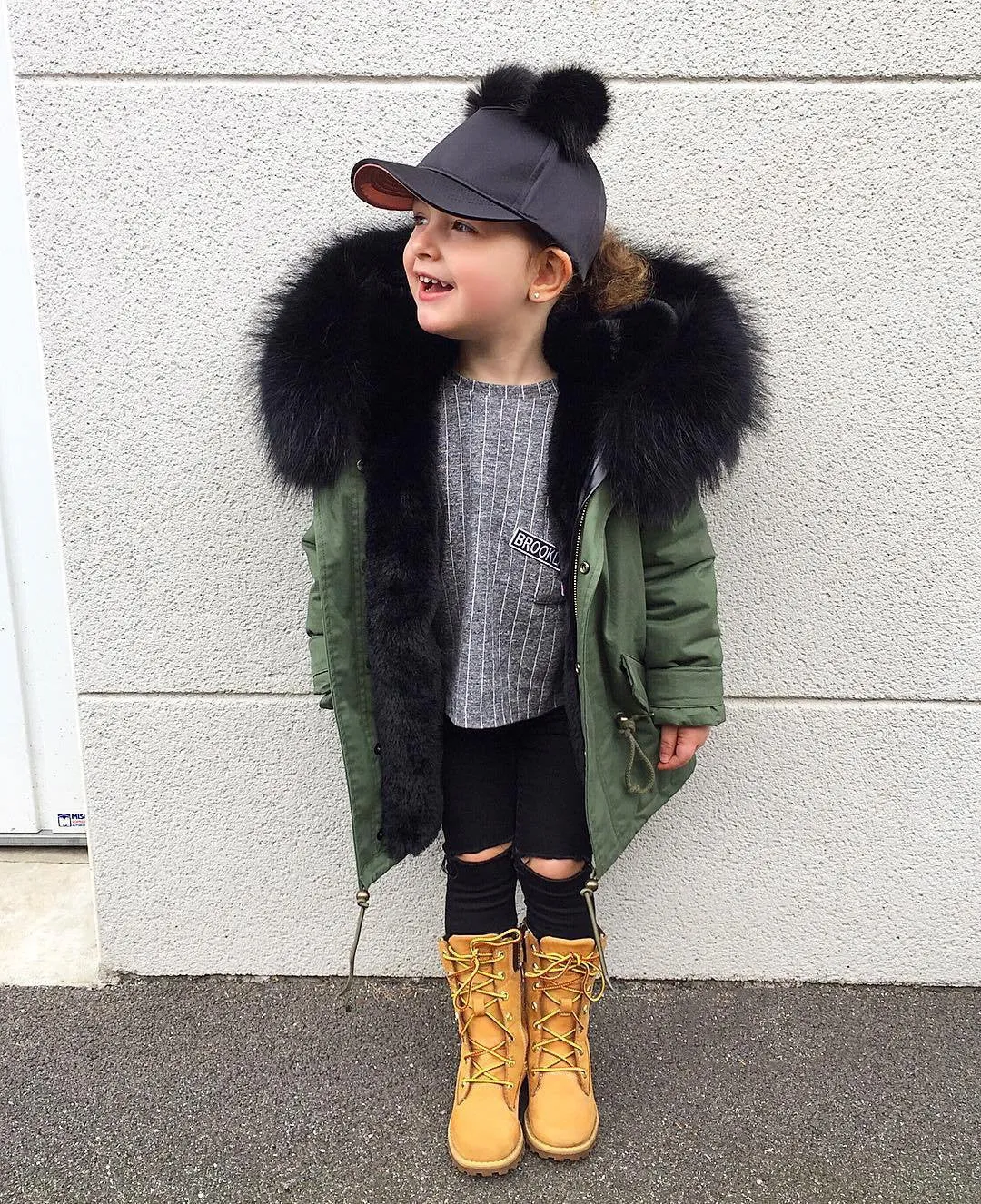 Children's faux fur coat