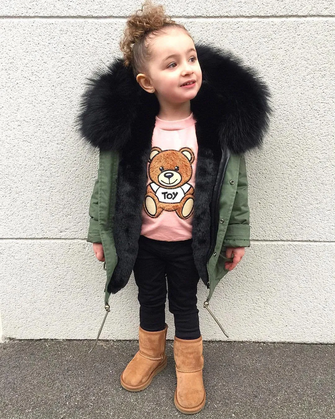 Children's faux fur coat