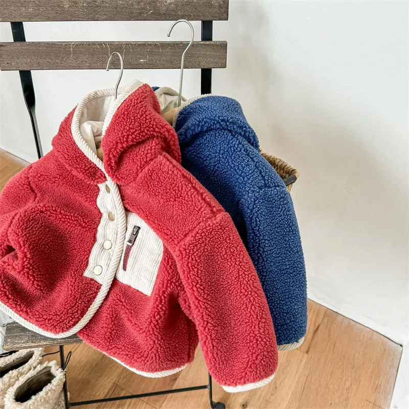 Children's Hooded Sherpa Coat