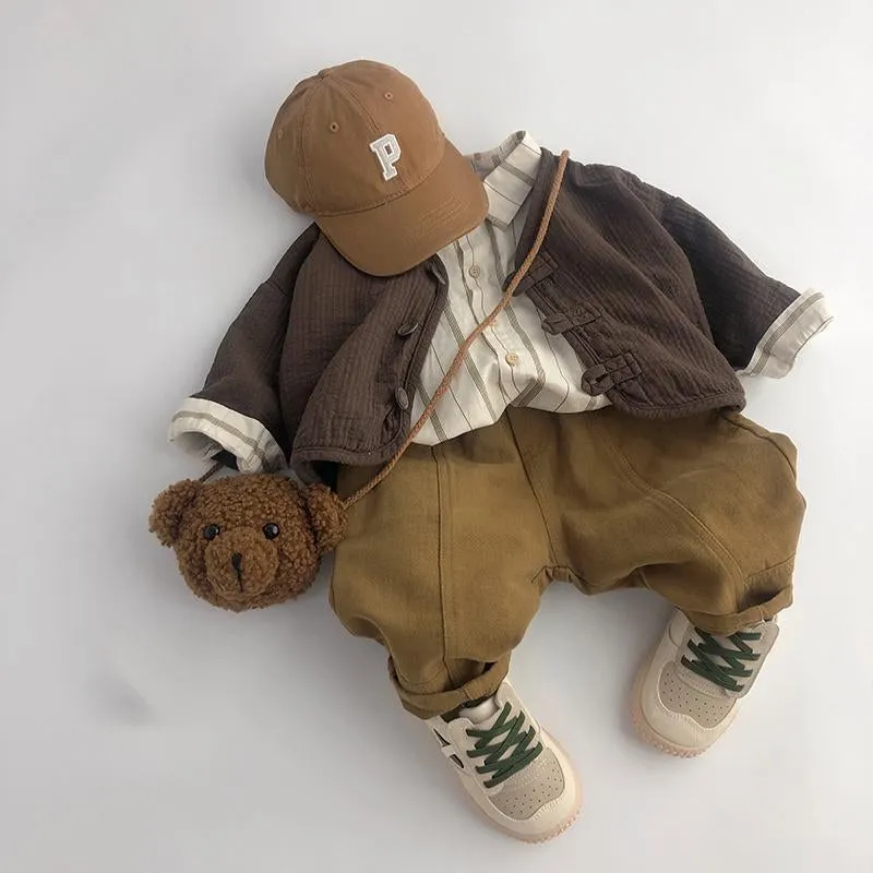 Children's Retro Hemp Jacket