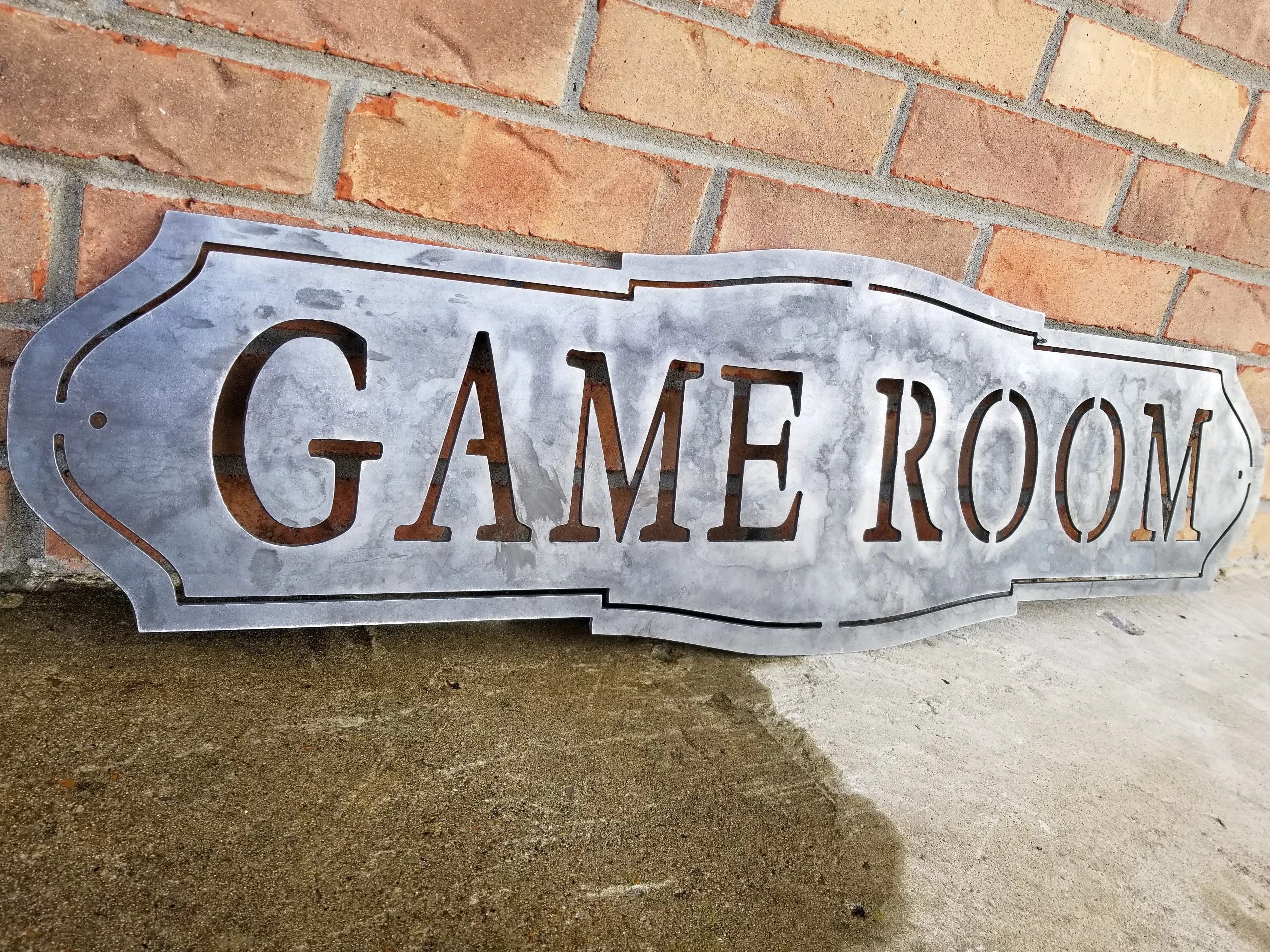 Classic Game Room Sign - Man Cave Decor - Game Room Wall Art