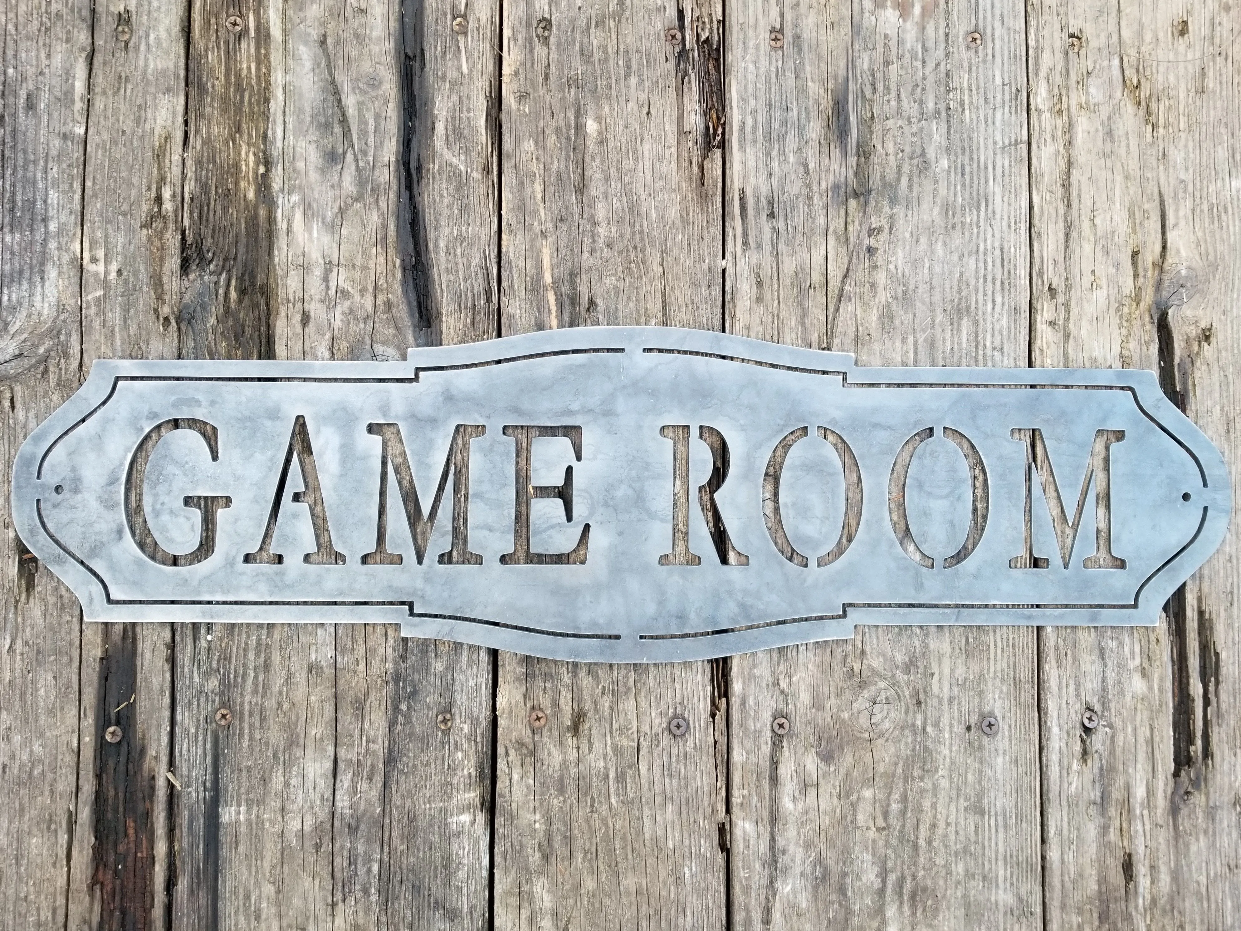 Classic Game Room Sign - Man Cave Decor - Game Room Wall Art