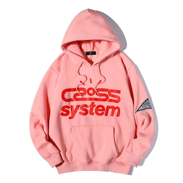 Cross System Printed Hoodie