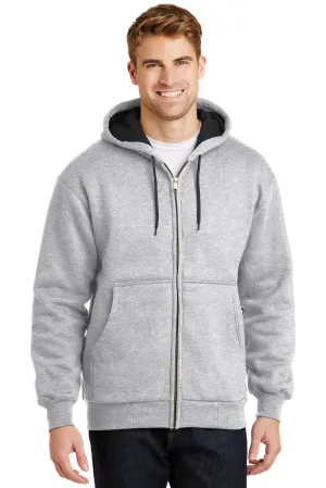 Custom Embroidered - CornerStone® - Heavyweight Full-Zip Hooded Sweatshirt with Thermal Lining.  CS620