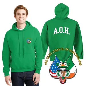 Double Print AOH 8oz. Hooded Sweatshirt