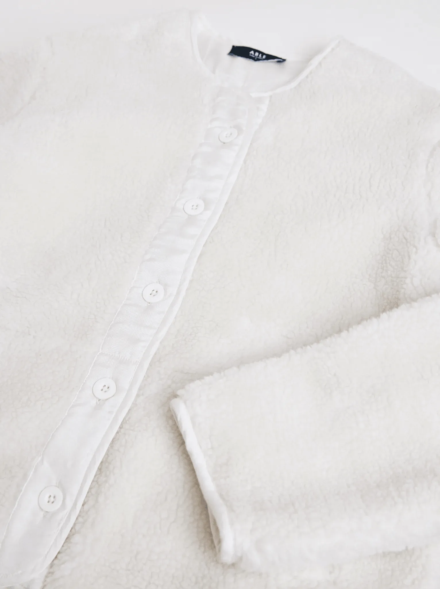 Enola Cozy Sherpa Jacket | Antique White