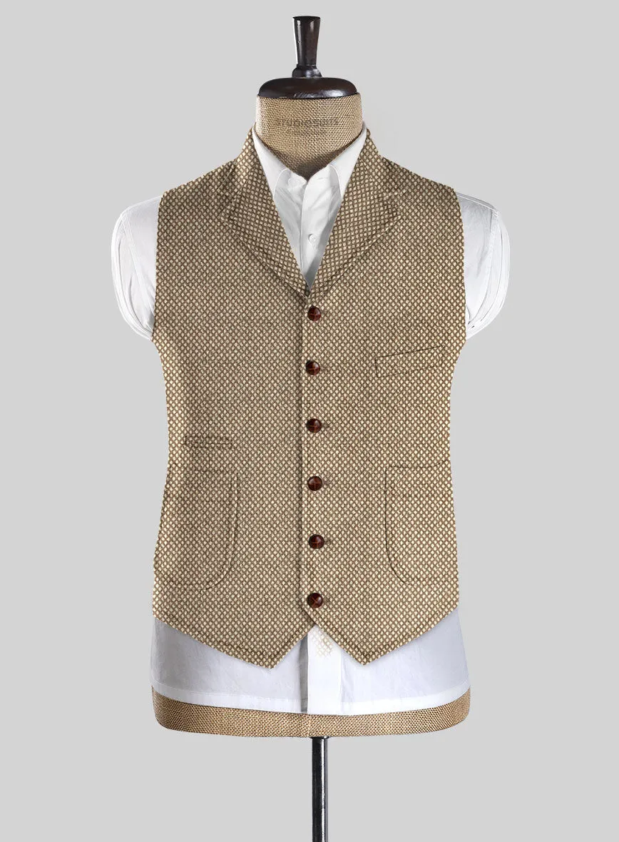 Highlander Heavy Honeycomb Brown Tweed Hunting Vest