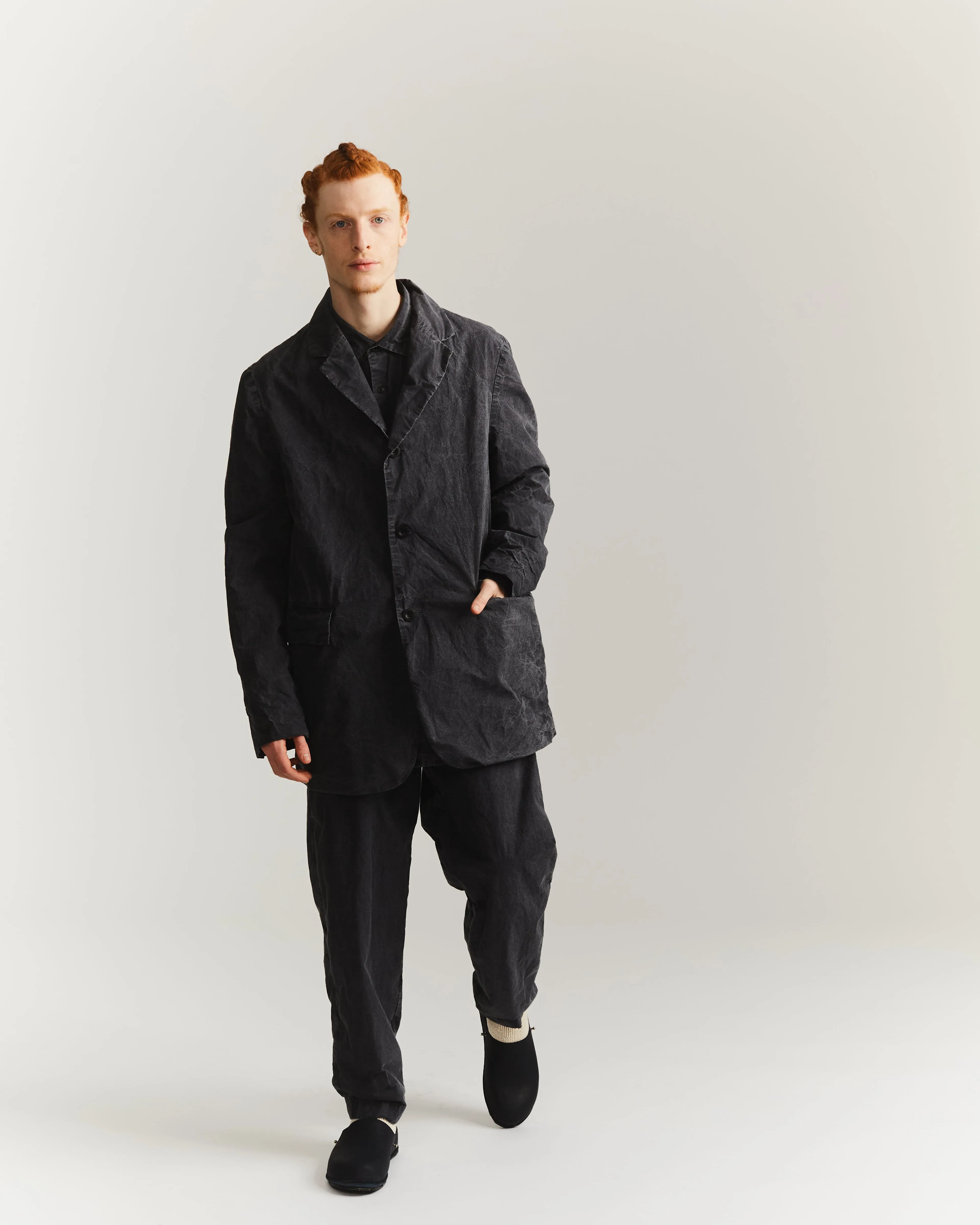 J JACKET - PRINT UNI - BLACK