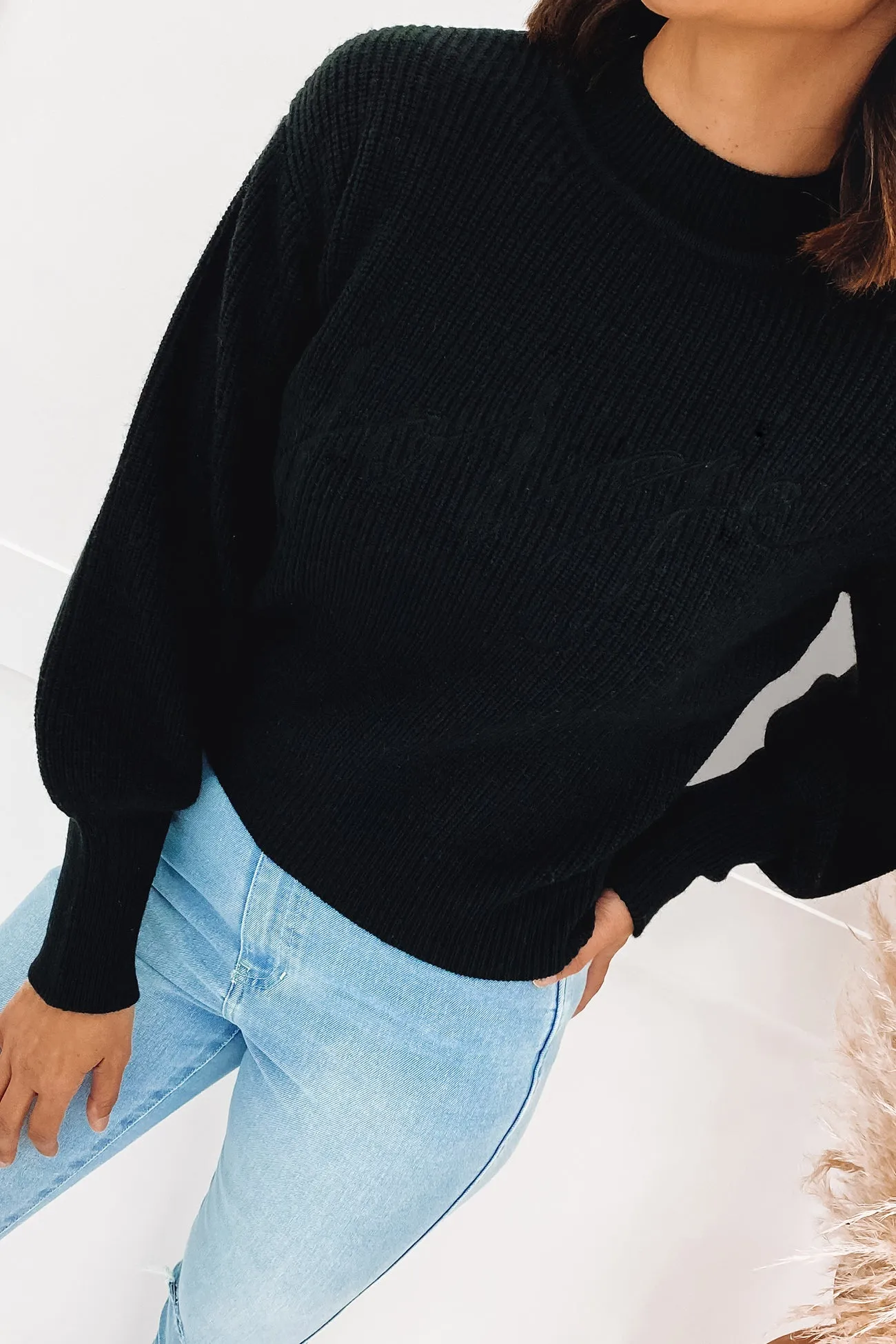 Jorge Knit Sweater Black