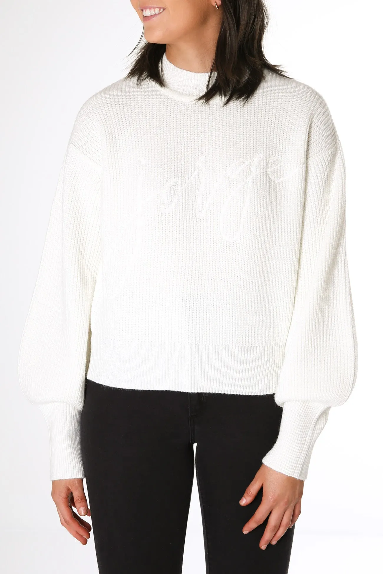 Jorge Knit Sweater Vintage White