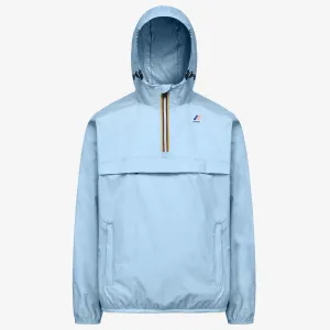 Leon - Packable Quarter Zip Rain Jacket in Azure Light Marine