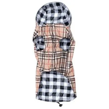 London Raincoat - Tan Plaid