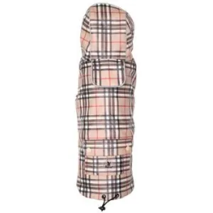 London Raincoat - Tan Plaid