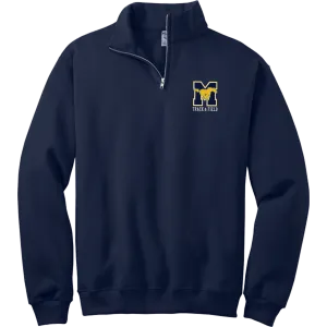 Marlboro Track and Field NuBlend 1/4-Zip Cadet Collar Sweatshirt