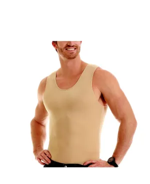 Men's big & tall insta slim tank top with compression muscles Instaslim