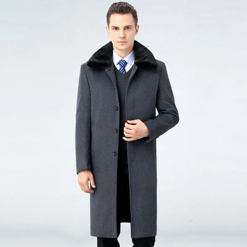 Middle Aged Business Casual Warm Coat