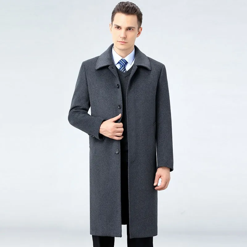 Middle Aged Business Casual Warm Coat