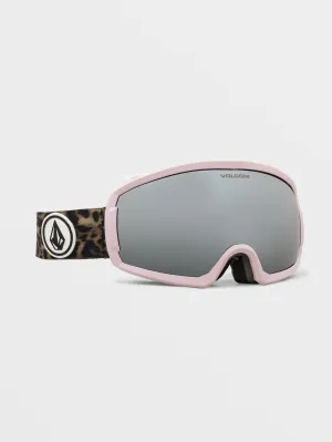 Migrations Goggle Pink Leopard - Silver Chrome