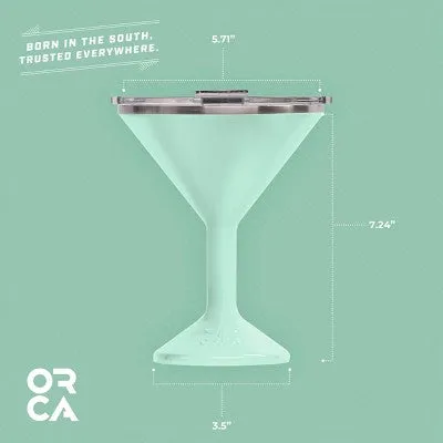 New - ORCA Coolers 13oz Tini Stainless Steel Lidded Martini Tumbler - Mint