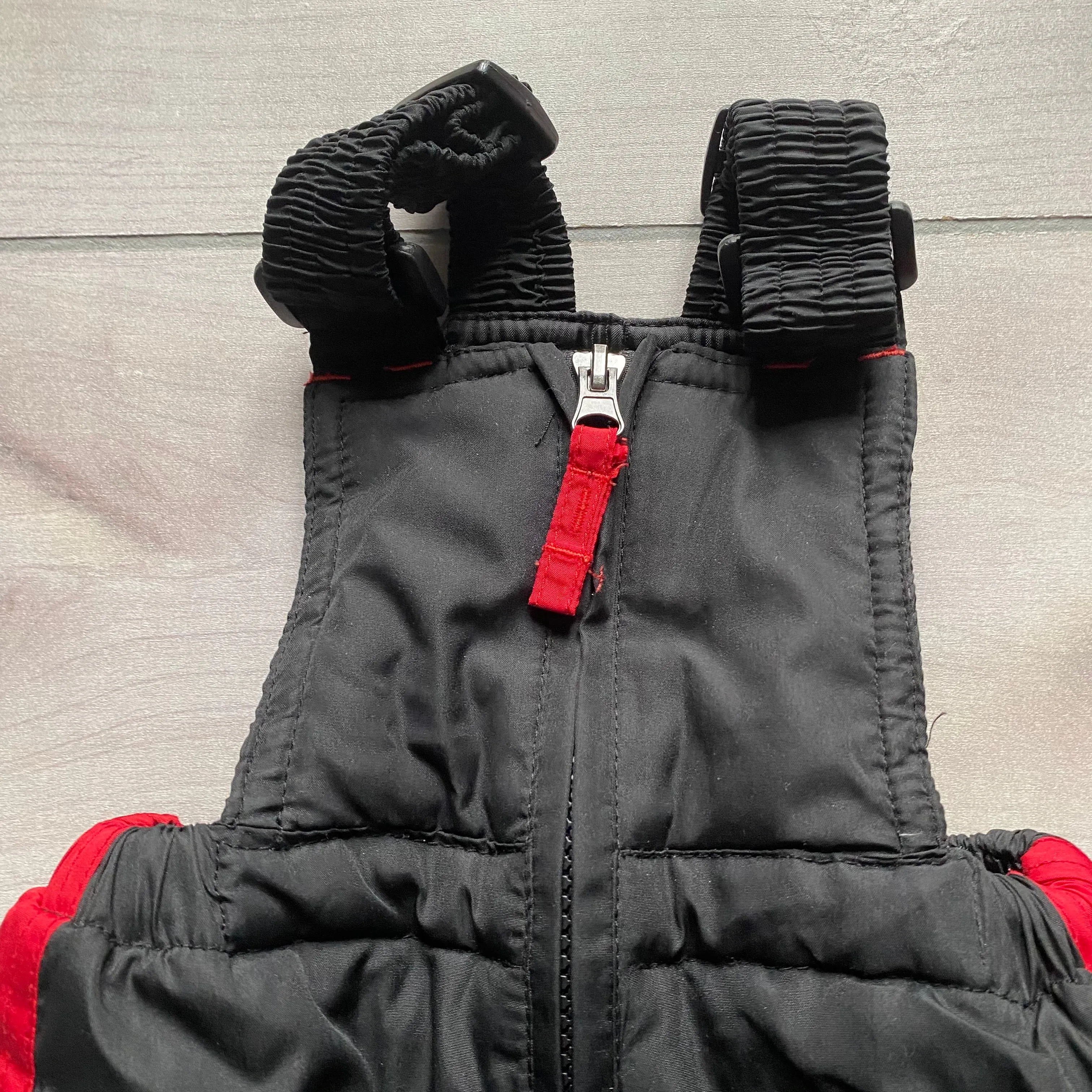 Pacific Trail Black & Red Snow Bib