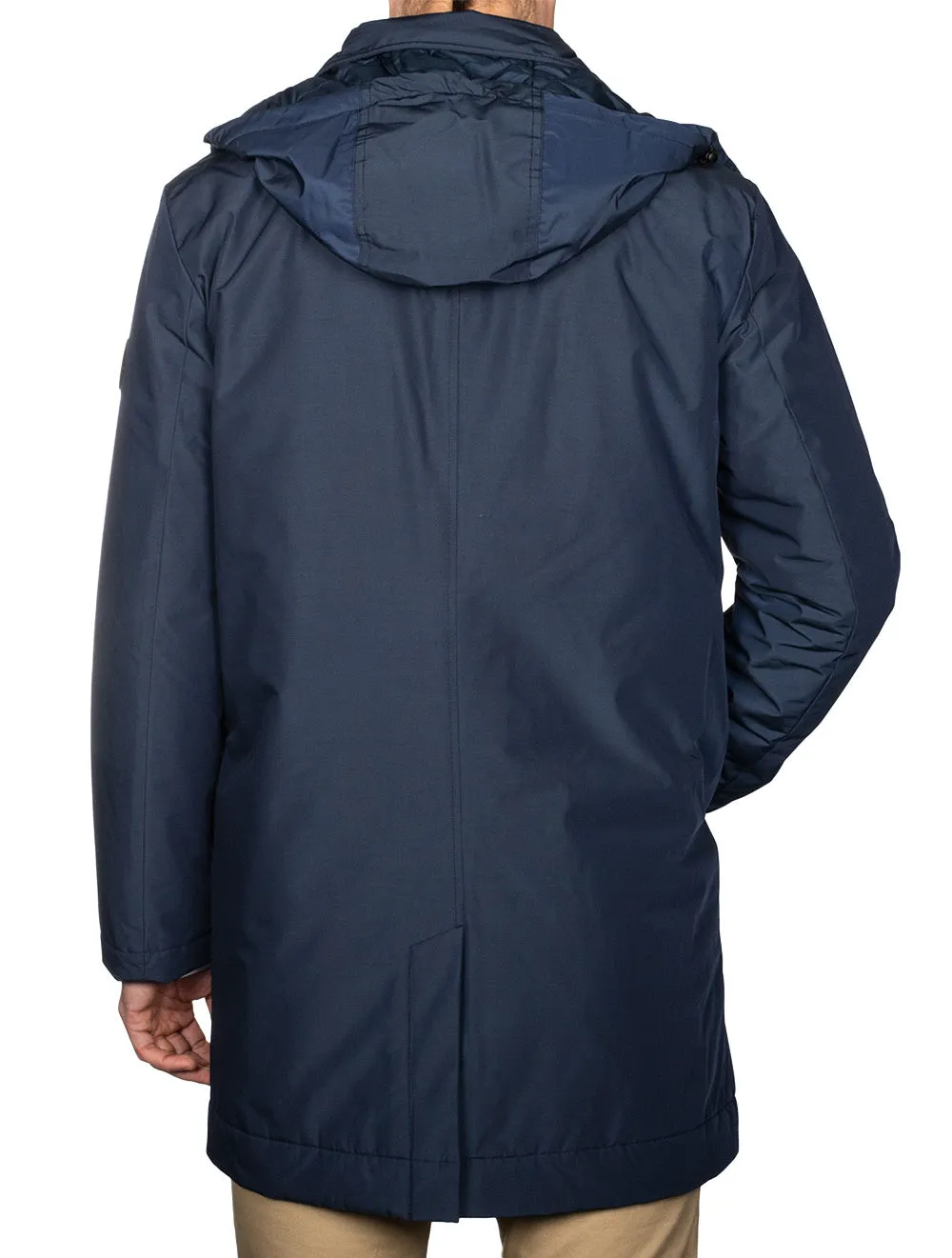 Padded Car Coat Marine