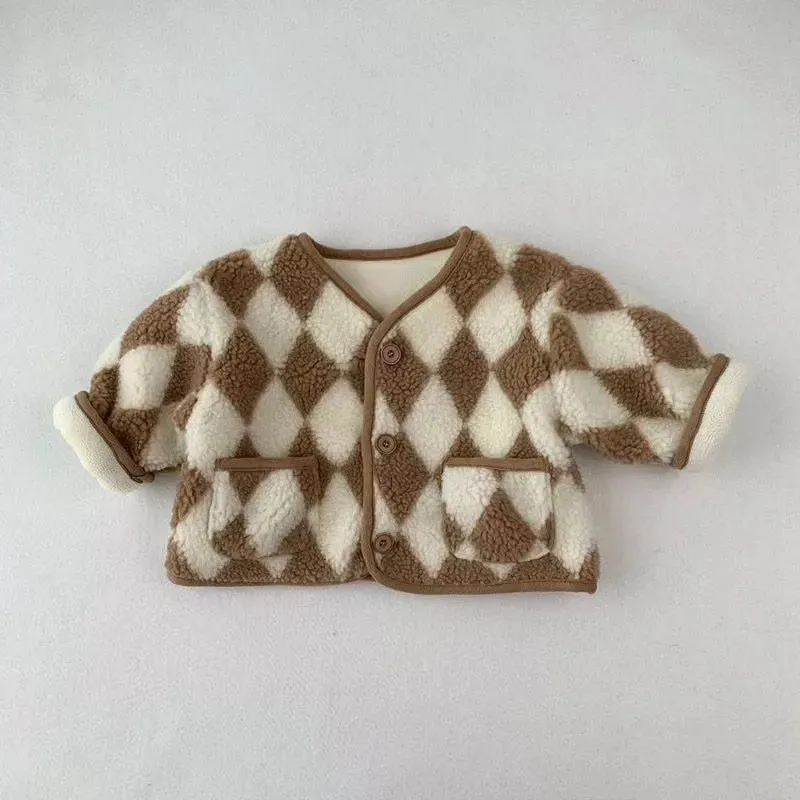 Plaid Warm Fleece Jacket