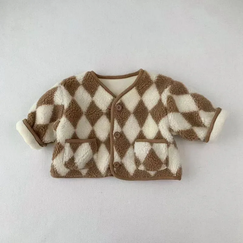 Plaid Warm Fleece Jacket