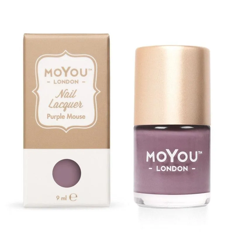 Premium Nail Polish - Purple Mouse