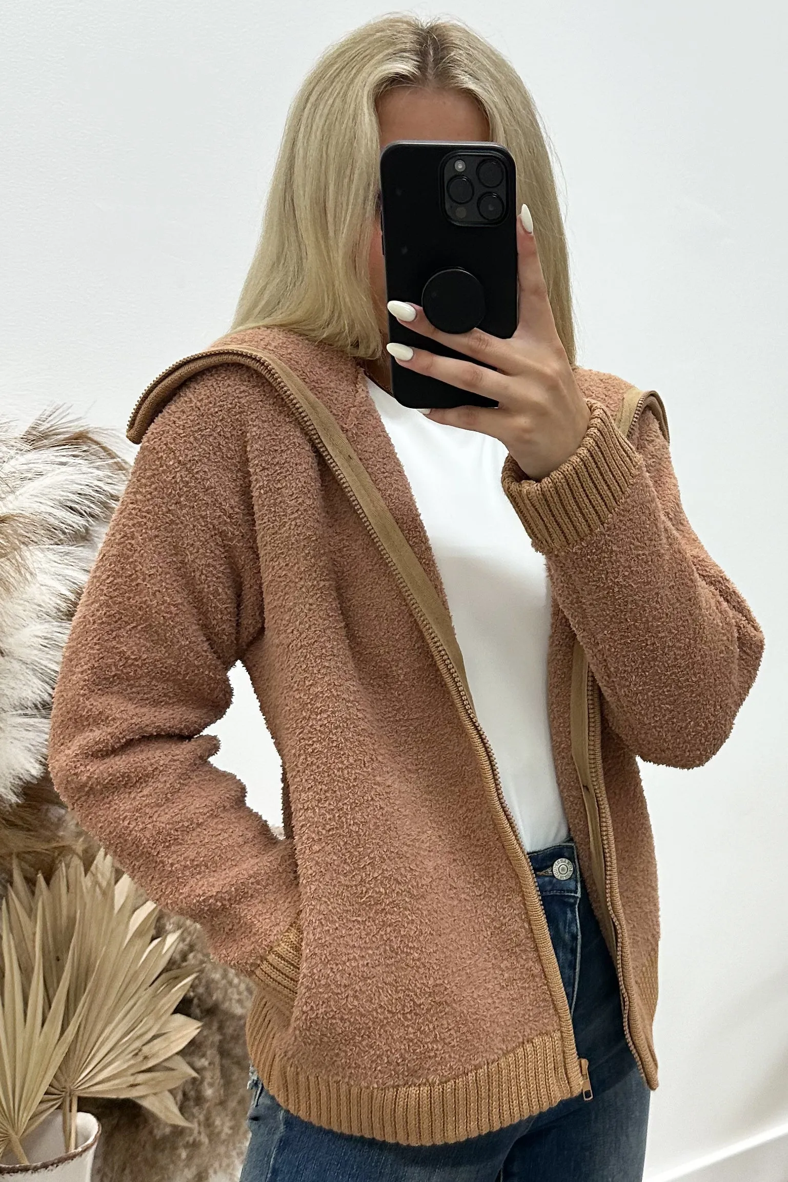 "Sherpa And Me" Jacket (Camel)