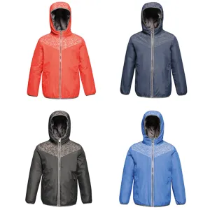 Regatta TRA318 Kids Reflector Jacket - Waterproof & Windproof Insulated Jacket - Ultimate Weather Protection for Children